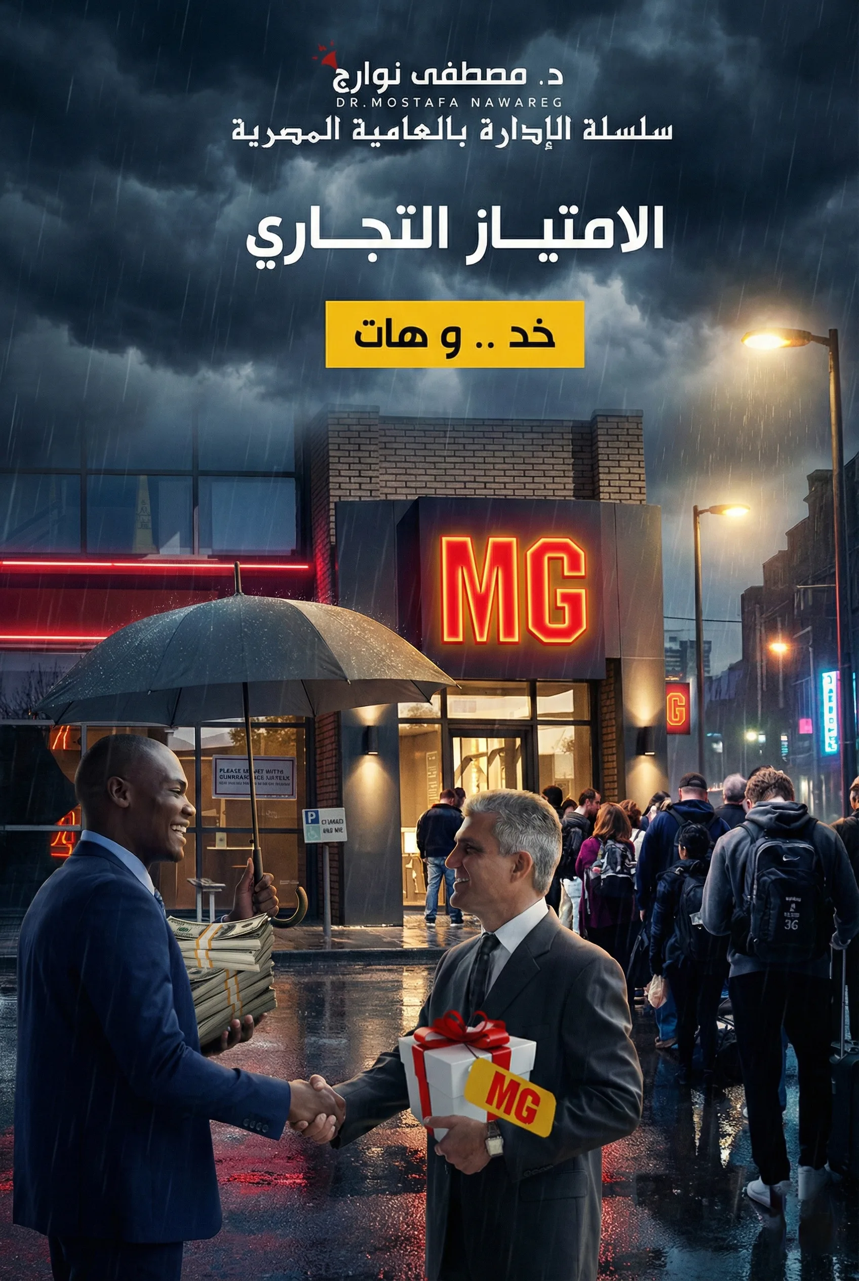 غلاف كتاب الامتياز التجاري — د. مصطفى نوارج